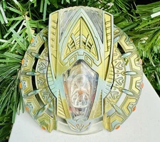 Matchbox 1998 UFO Spacecraft / Flying Saucer with Alien Pilot Toy Roswell NM