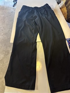 HH Works by Healing Hands Black Solid Medical Scrub Pants Womens Size Large