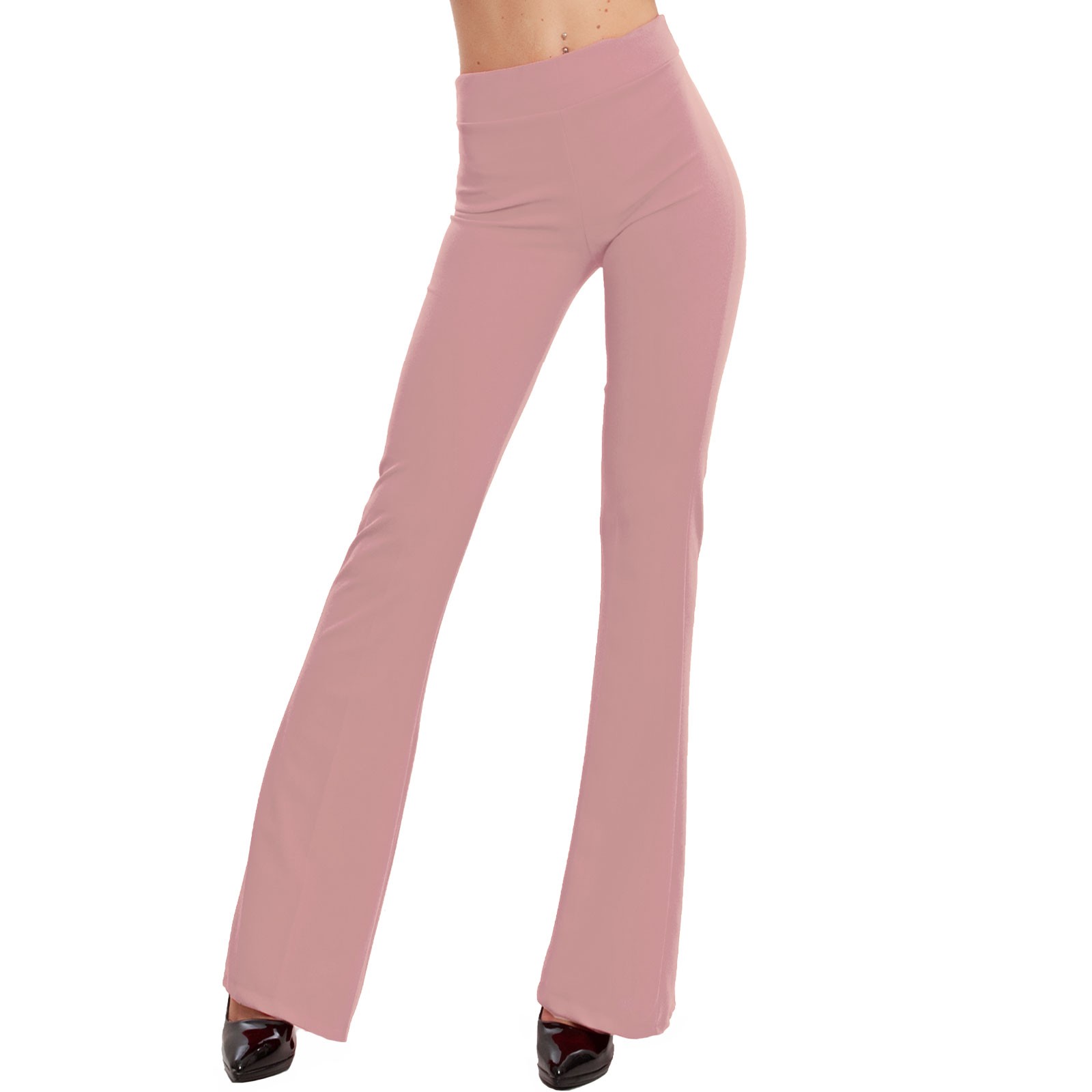 Pantaloni donna campana aderenti zampa elefante elasticizzati hot sexy JL-2148