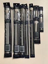 VARIETY SUSAN BATES KNITTING NEEDLES GRAY PLASTIC QUICKSILVER SILKON FINISH NOS