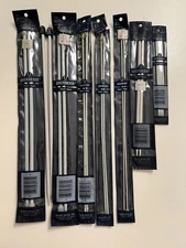 VARIETY SUSAN BATES KNITTING NEEDLES GRAY PLASTIC QUICKSILVER SILKON FINISH NOS