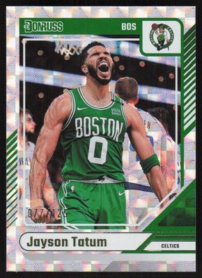 2024-25 DONRUSS HYPER JAYSON TATUM 077/125 BOSTON CELTICS #49
