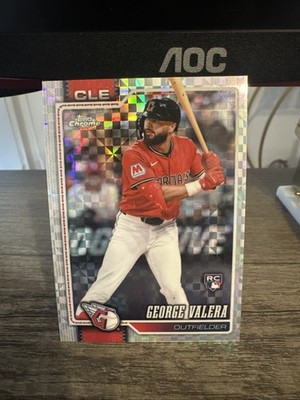 2026 Topps Chrome Baseball George Valera X-FRACTOR Refractor SP RC #76