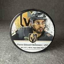 PIERRE-EDOUARD BELLEMARE Vegas Golden Knights Official NHL Player Photo Puck