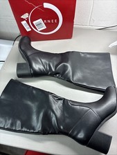 New Size 10 Journee Collection Romilly Round Toe Block Heel Knee High Boots