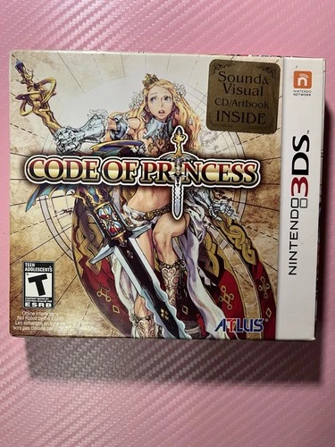 ATLUS Code of Princess Nintendo 3DS Sound & Visual CD Artbook Manual