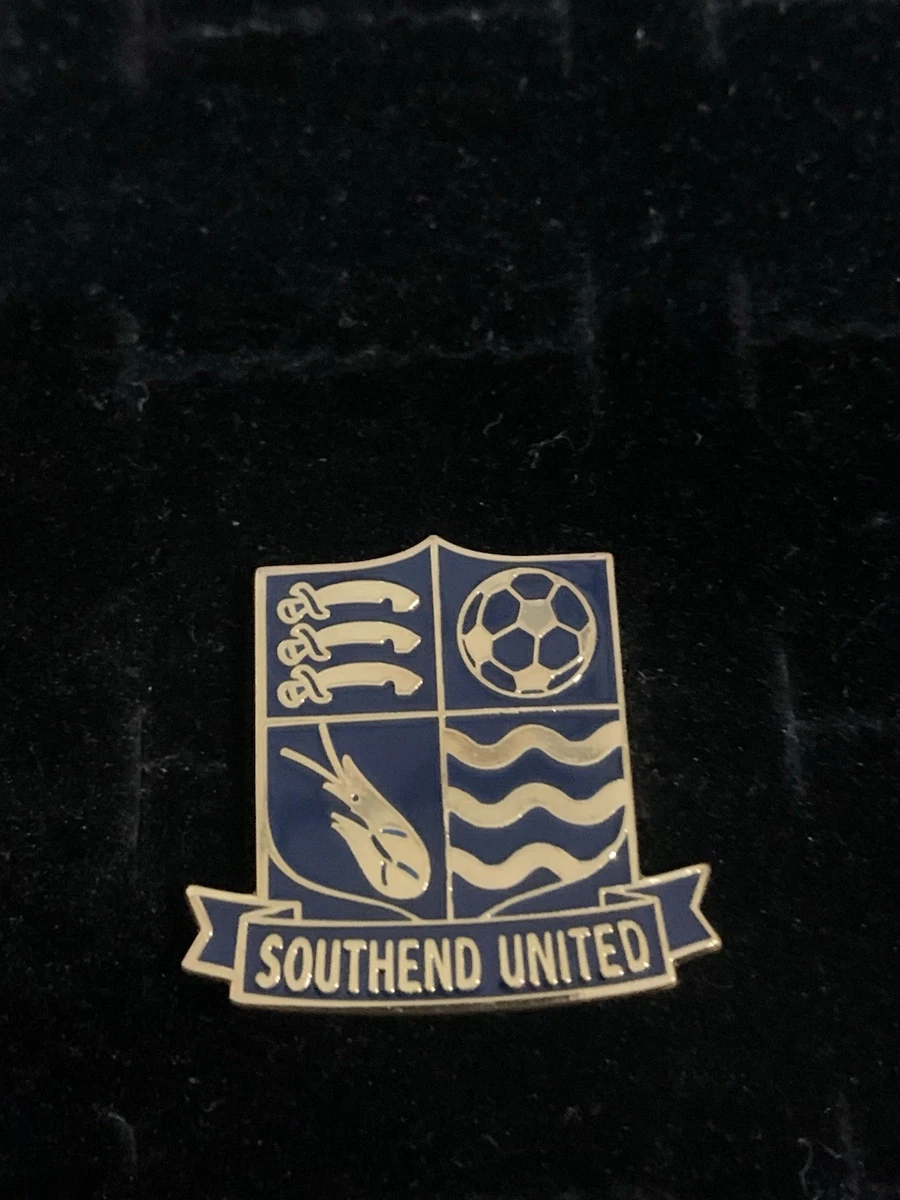 New Southend United Football Crest Enamel Pin Badge, Southend Fans Crest Badge