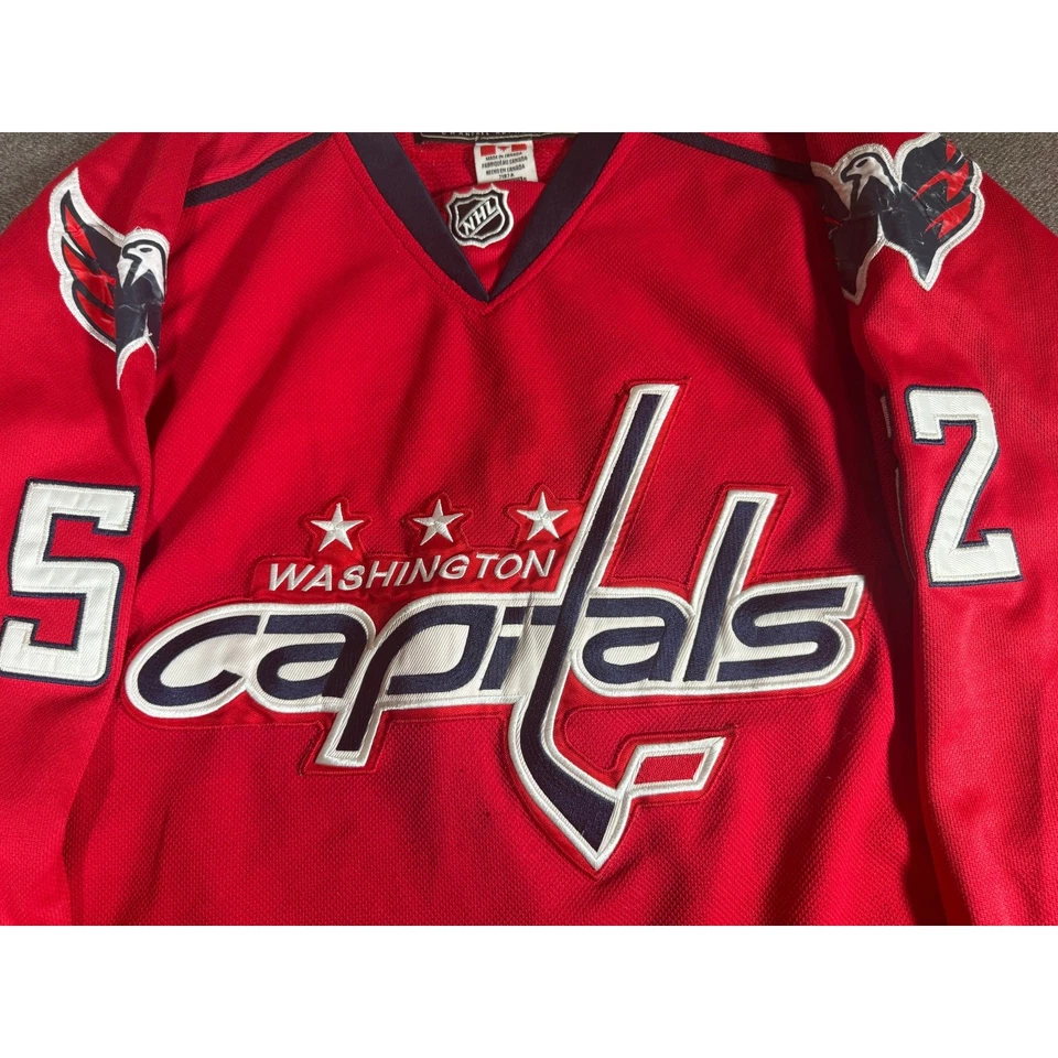 Washington Capitals Jersey Mike Green #52 Mens Sz 50 Reebok CCM Fight Strap - Image 3 of 4