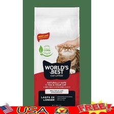 28lb 99 Dust Free Multiple Cat Clumping Litter Flushable Natural Odor Control US
