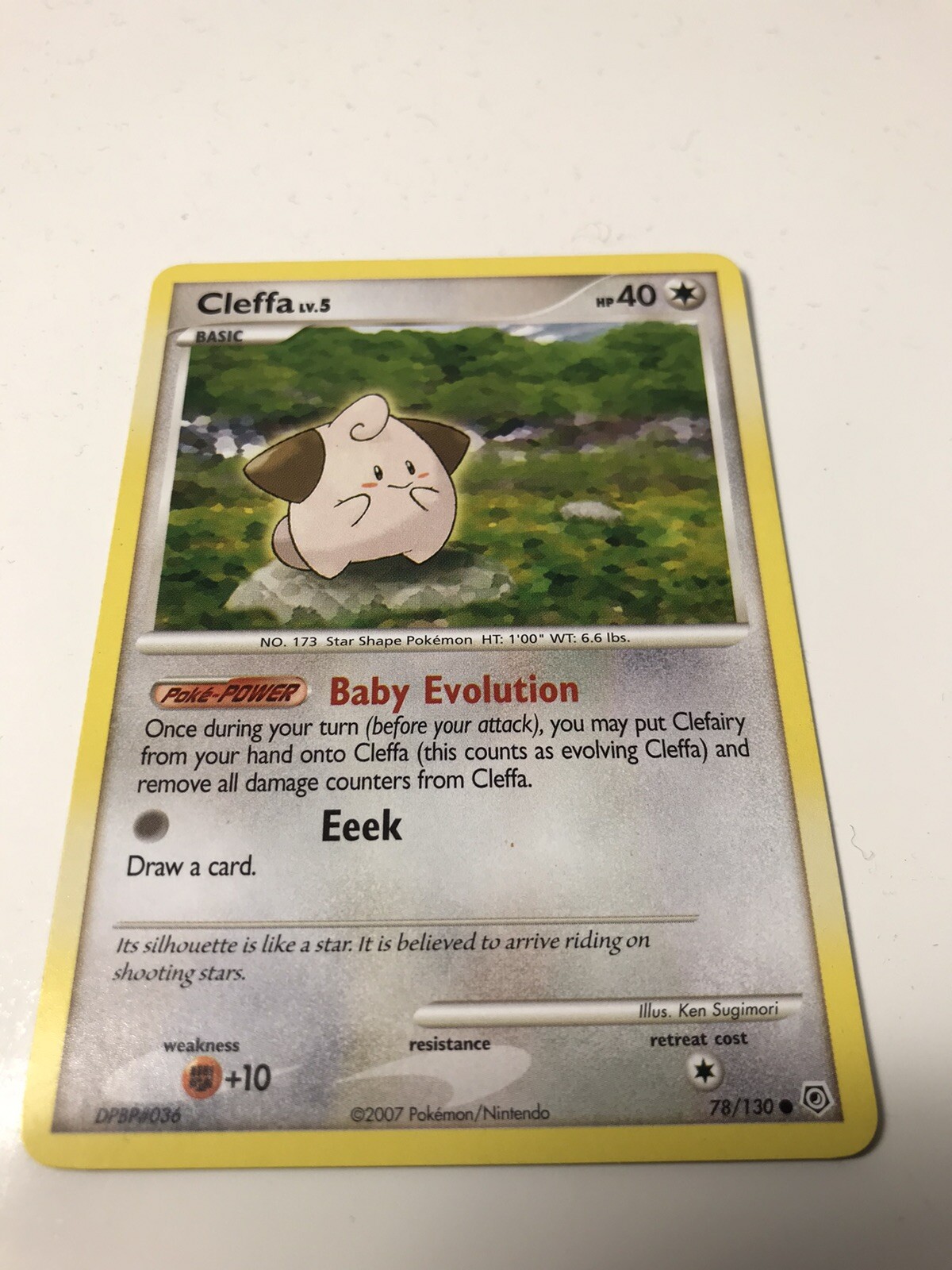 Pokemon Diamond & Pearl Cleffa 78/130 NM Vintage Card!! NM