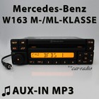 Mercedes W163 Radio Special MF2297 MP3 AUX IN M ML Class CD R 1 DIN Car Stereo