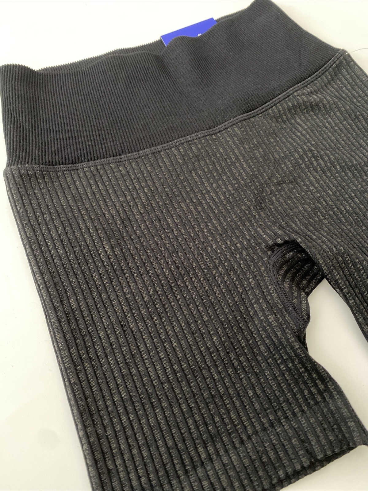 Women's HighRise Ribbed Seamless Bike Shorts 4" JoyLab Black XS for