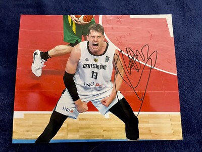 Moritz Moe Wagner Signed 8x10 Photo Germany Fiba Gold Orlando