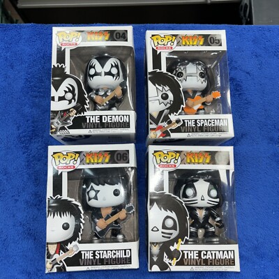 FUNKO - 限定FUNKO POP! KISS キッス 4packカラー限定 Pop! KISS (Color Spotlight) 4-Pack | Funko