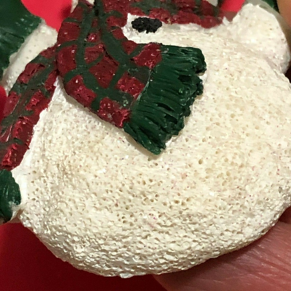 Vintage Snowman Christmas Brooch Pin Papel Giftware Festive Costume