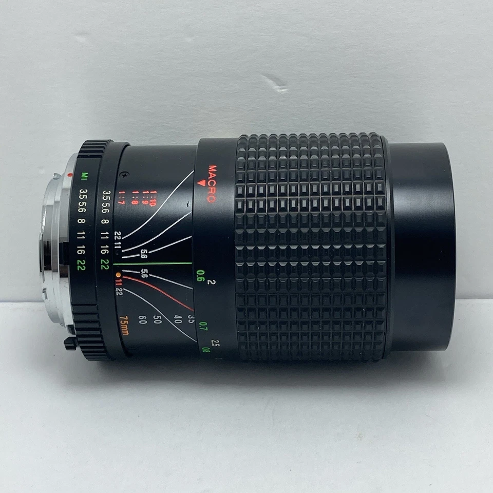 MINOLTA Mount Zoom Lens 35-75mm 3.5-4.8 Wide Angle Toyo Optics Made In Japan - Image 3 of 4