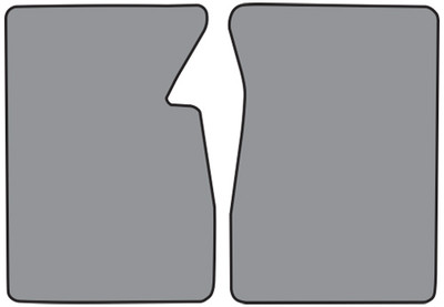1968-1970 Dodge D100 Pickup Loop Carpet Logo Floor Mat 2pc