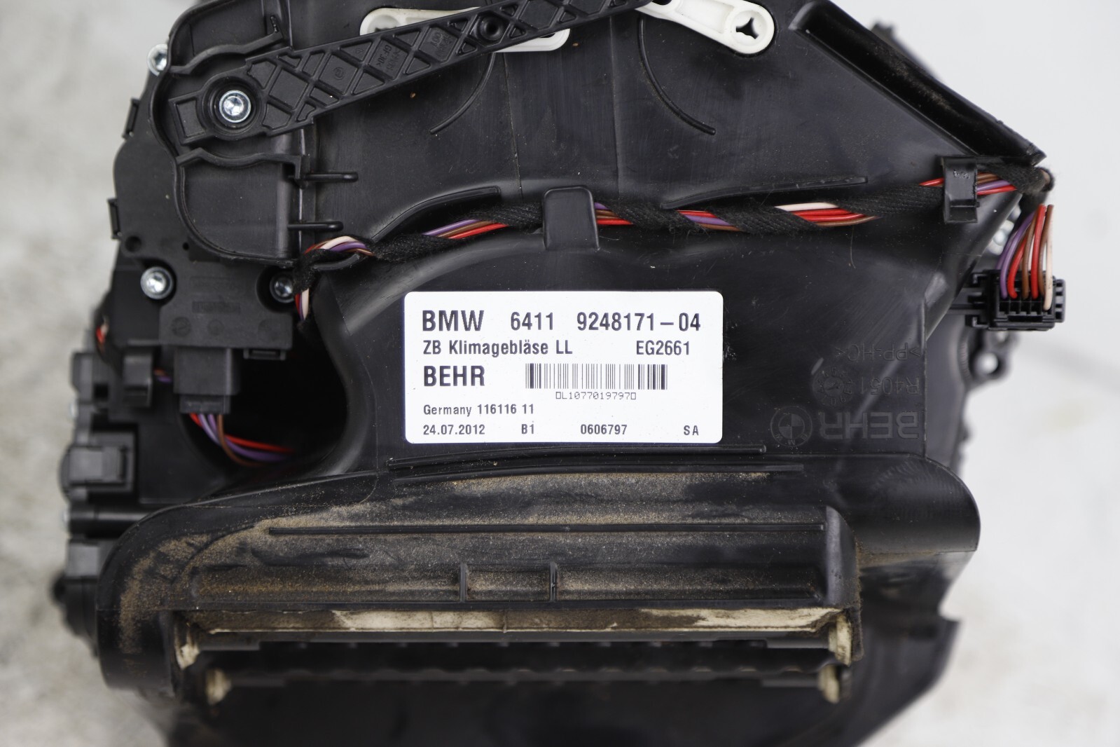 1116 BMW F10 528i 535i 550i M5 HEATER BLOWER MOTOR FAN ASSEMBLY 9248171 OEM eBay