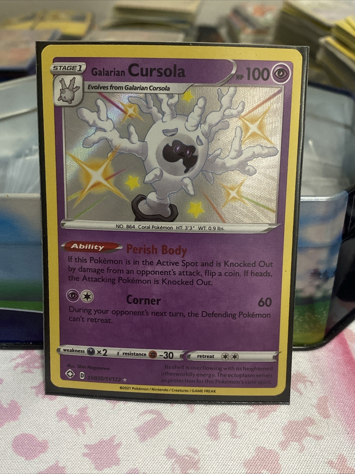 Galarian Cursola SV050/SV122 | Shining Fates: Shiny Vault | Pokemon NM
