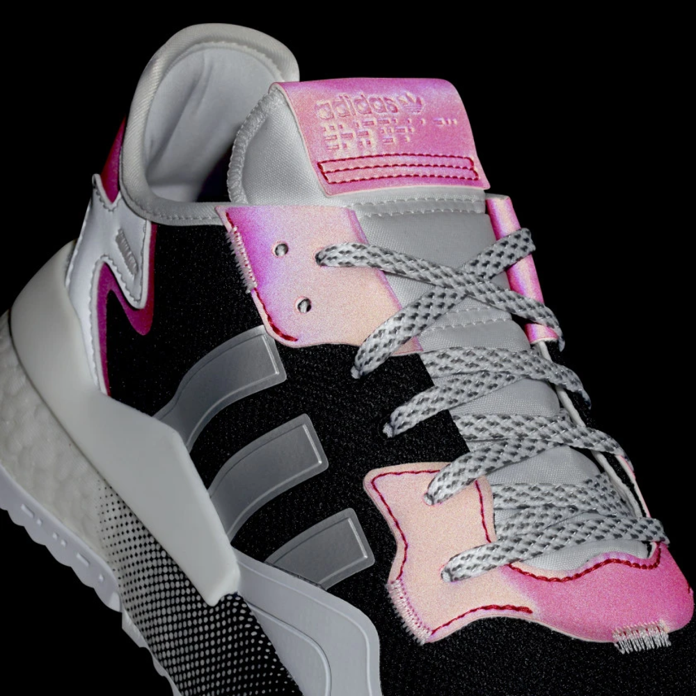 Size 8.5 - adidas Nite Jogger Black Silver Metallic - EF5402 for sale  online | eBay