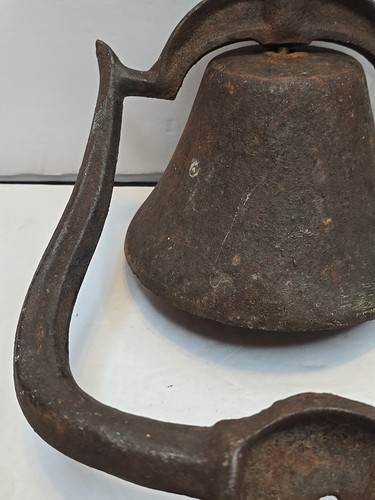 Cast Iron Bell Steer Cow Bull Head Dinner Western Farm Ranch Style Vintage - 第 10/11 張圖片