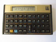 Hewlett Packard HP 12c - vintage Taschenrechner / Calculator  80er Jahre