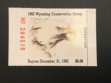 ICOLLECTZONE US 1992 #9 Wyoming Duck Stamp VF NH 