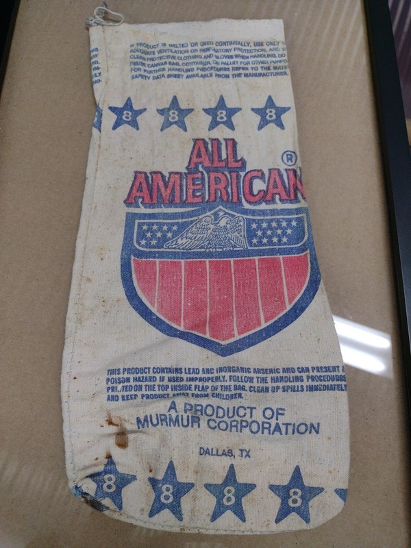 Shot Bag All American Chilled Lead Shot # 8 Empty Bag Only