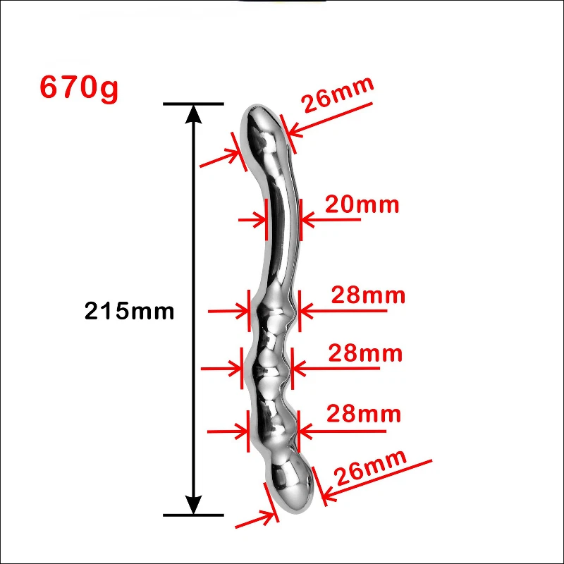 Stainless Steel Handheld Full Body Massager Wand Prostate Toy Stimulate Massage - image 3 of 4