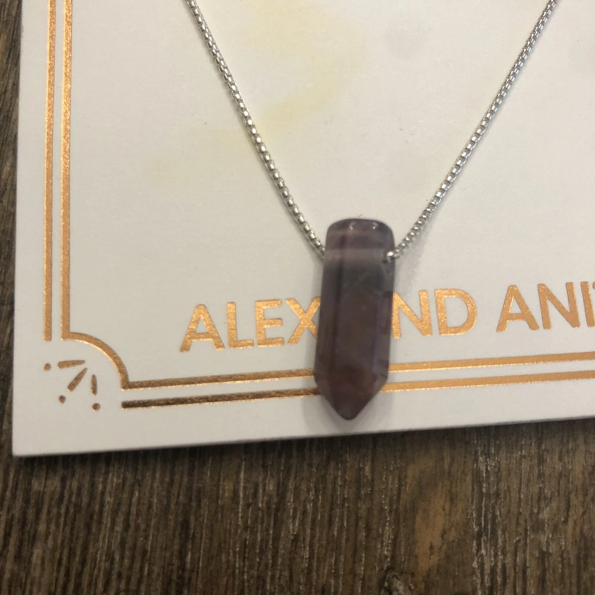 Alex and ani gemstone cheap necklace