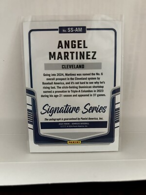 2024 Panini Donruss Angel Martinez Signature Series Auto Red /99