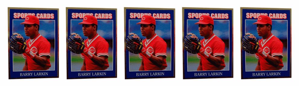 5) 1992 Sports Cards #59 Barry Larkin Baseball Card Lot Cincinnati