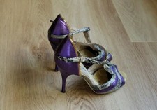 Comme Il Faut Argentine Tango Shoes 36 6/6.5 USA Purple 4" Heel
