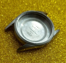 Vintage Logines Watch Case Stainless Steel 33.5 mm Ref# 9100 -6 Swiss Made