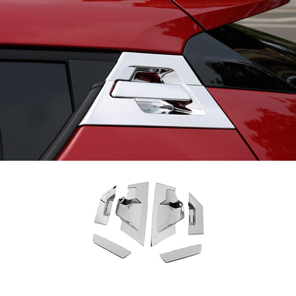 Toyota CHR C-HR 2016-2022 Rear Door Handle Bowl Cover Trim Chrome Silver 6-Piece Set