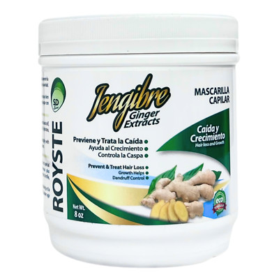 Jengibre Ginger Extracts Hair Treatment Promotes Growth and Prevents Loss 8 oz