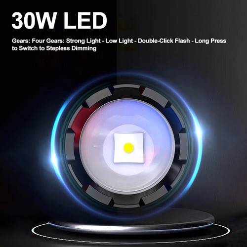 1000M LEP White L/aser Flashlight Torch Rechargeable Flashlight Hunting US - Picture 11 of 22