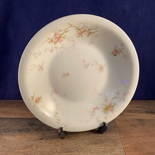 Theodore Haviland Limoges France Pink Floral 7.5  Dia Salad Or Soup Bowl