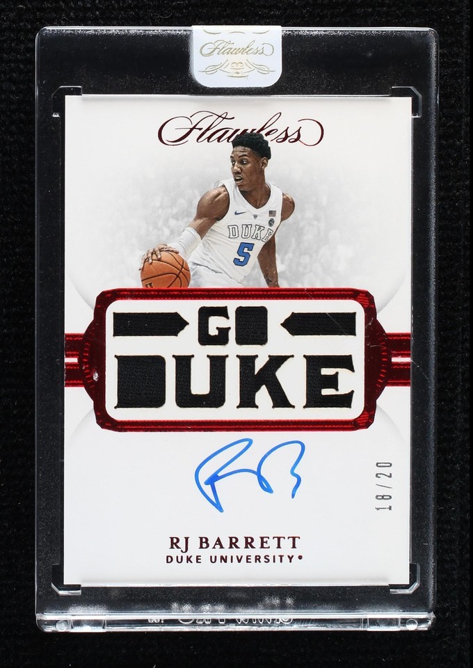 RJ Barrett 直筆サイン 2019 Panini flawless 2019-20 Panini Flawless Collegiate - RJ Barrett #103 | eBay