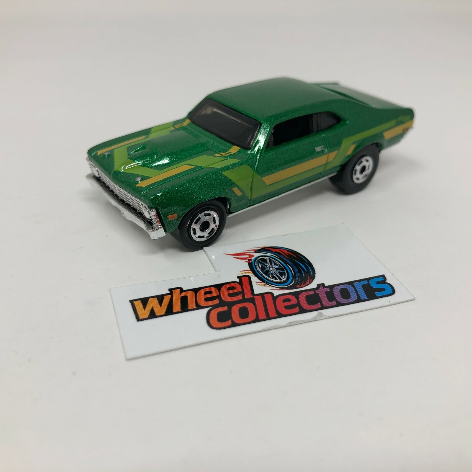1968 Chevy Nova * GREEN * 1:64 Scale Diecast Model Diorama * G404