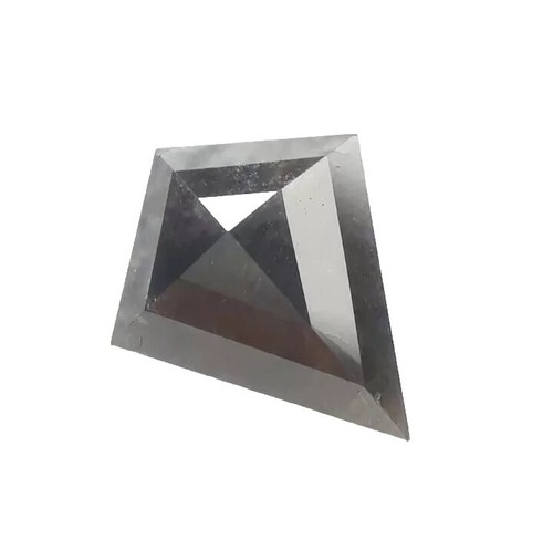 1,50 ct natürlicher loser Diamant schwarze Farbe Drachenform Diamant Salz und Pfeffer  - Bild 3 von 9