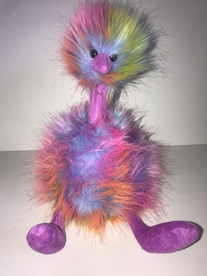 jellycat ostrich rainbow
