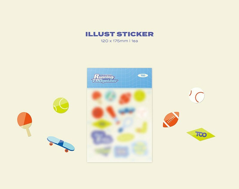 TOO 2nd Mini Album [Running TOOgether] CD+Book+Lyric+Card+Ticket+