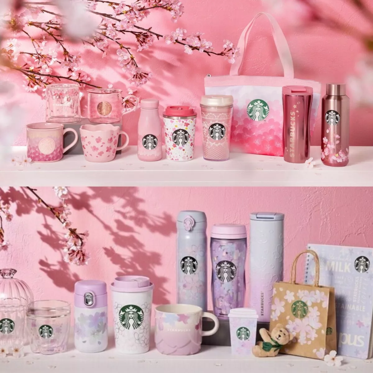 Starbucks Coffee Japan Sakura Collection 2022 Cherry Blossom Tumbler Mug Cup etc