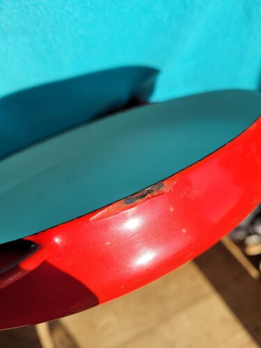 Vintage Dansk Kobenstyle Skillet, Red, Quistgaard, Enamel - Picture 6 of 6