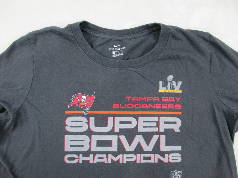Tampa Bay Buccaneers Shirt Womens Large Gray Nike Football Super Bowl NFL Ladies - Image 3 of 4