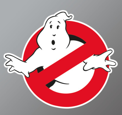 2x Ghostbusters Aufkleber Vinyl Auto Sticker FILM FANTASY decal Kontur 10x12cm  
