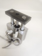 SMC MGQM16-20 Guided Cylinder w/ D-M9P Auto Switches and needle valves