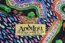 2171 ) ANDILOU MEN'S TIE 100% SILK MADE IN USA