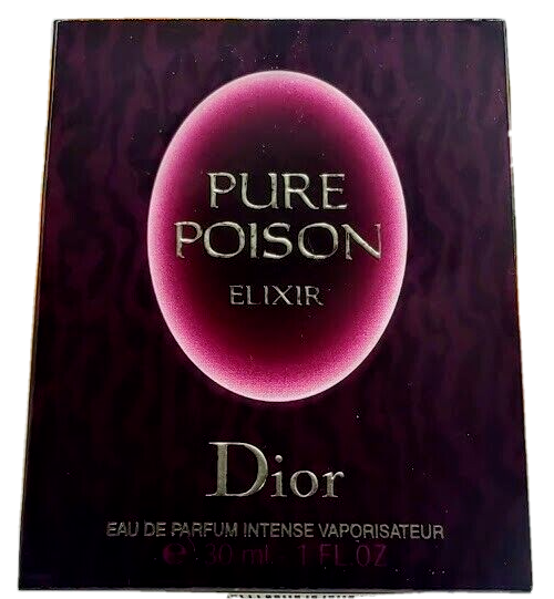❦PURE POISON ELIXIR,CHRISTIAN DIOR,EDP INTENSE, 1oz 30ml. BATCH